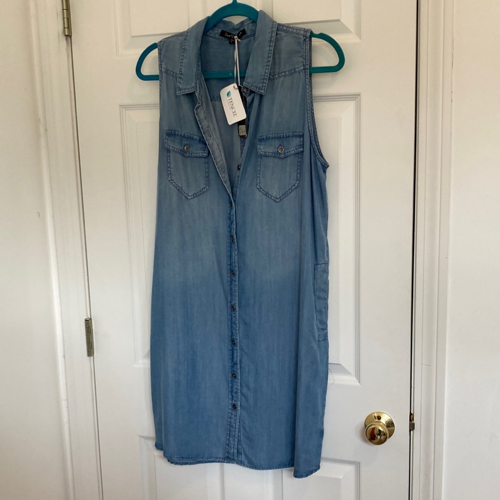 Velvet Heart NWT Tank Jean Dress With Pockets